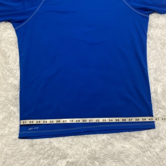 NIKE DRI-FIT,ROYAL BLUE,SHORT SLEEVE,SPORT T-SHIRT. SIZE- LARGE - Picture 7 of 11